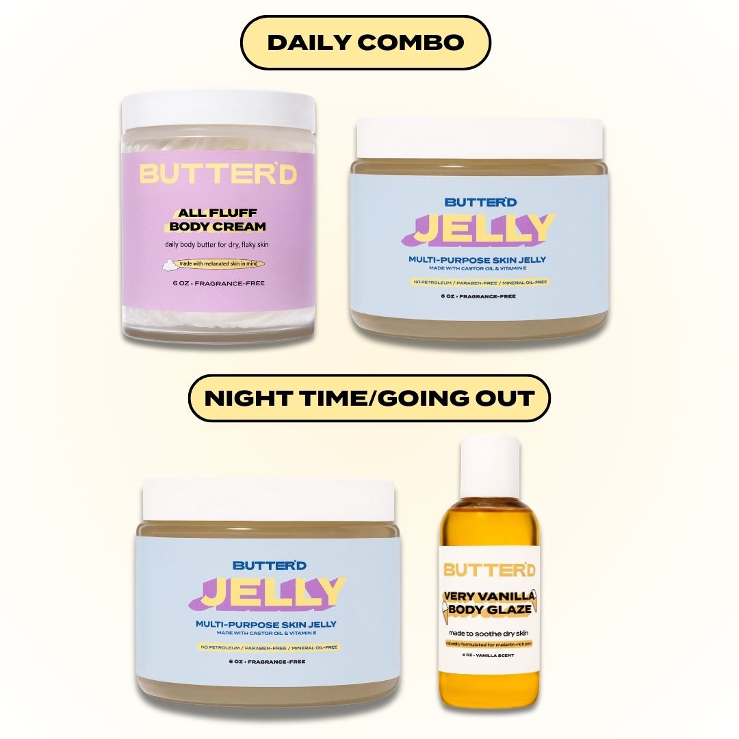 Brittany's Favorites Trio: 1 Helly Jelly (6 oz), 1 All Fluff Body Cream (6 oz.), 1 Very Vanilla Body Glaze