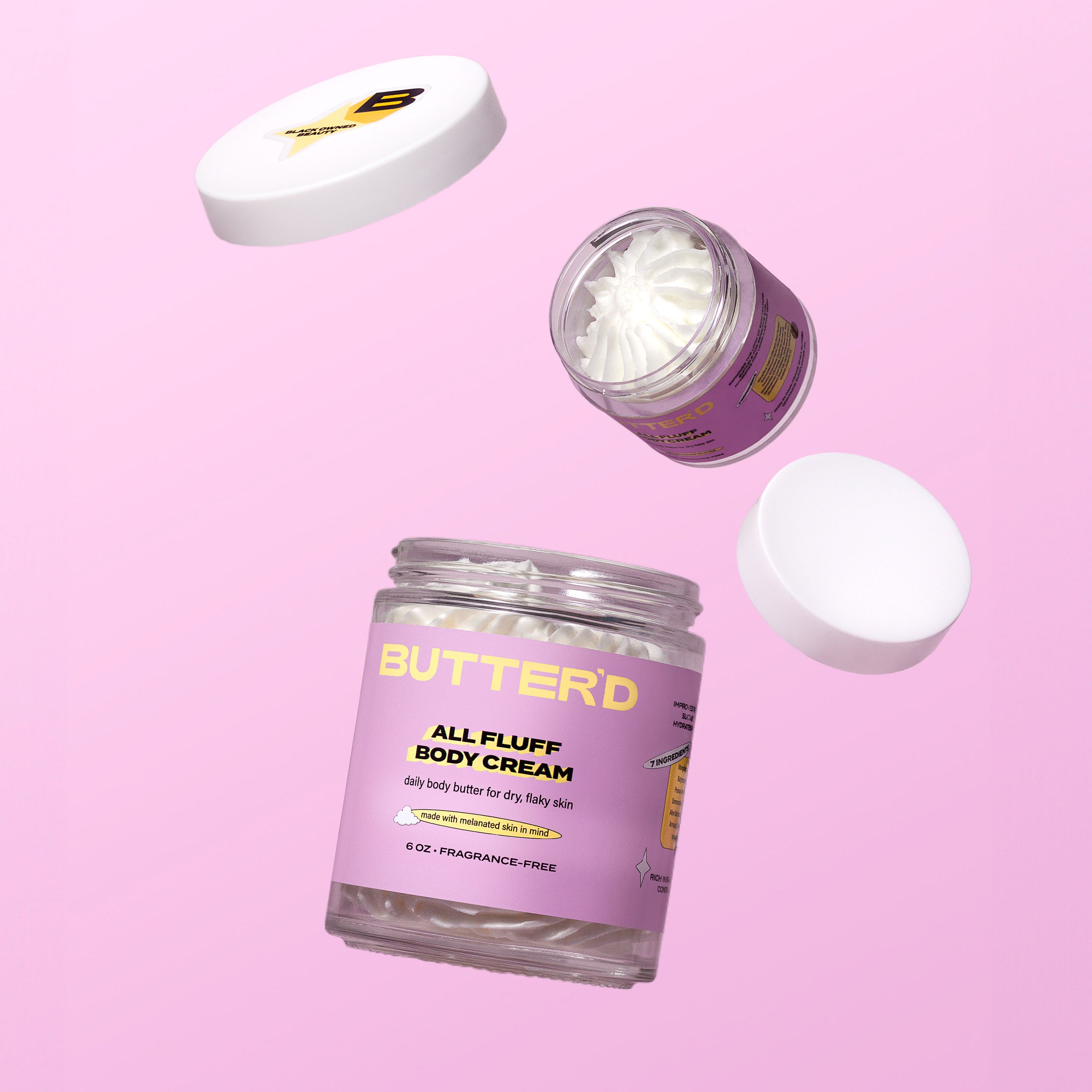 "Hold the Fragrance" Bundle: 1 (6 oz) Helly Jelly, 1 (6oz) All Fluff Body Cream